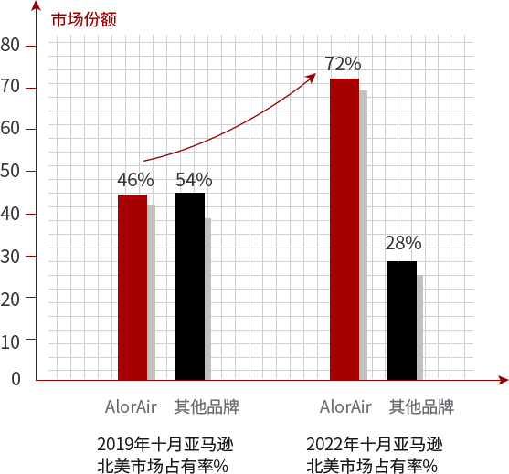 North American market share